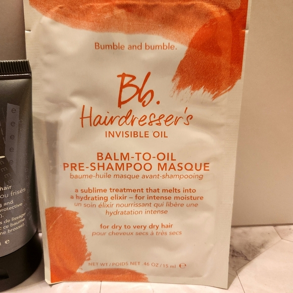 Bumble & Bumble Straight Blow Dry Balm and Hairdresser's Invisible Oil NEW - Picture 5 of 8